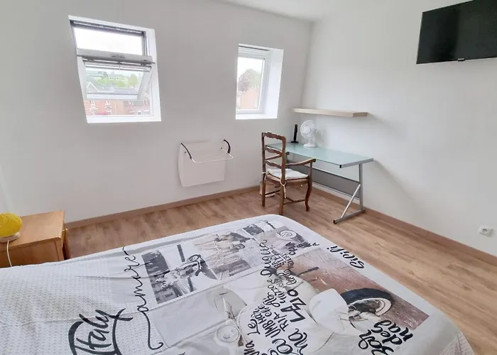 Appartement - Le Petit Château Avesnois - Tv - Wifi - Sdb Privée - Cuisine Partagée